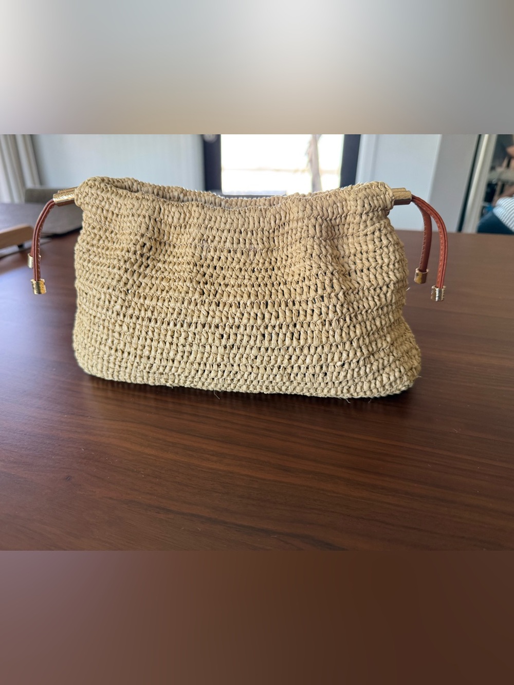 Ulla Johnson - Lali Mini Pouch Raffia Natural - Picture 4 of 7